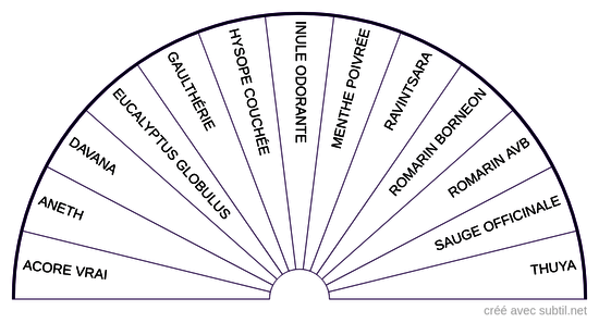 Huiles essentielles - 6ème Chakra