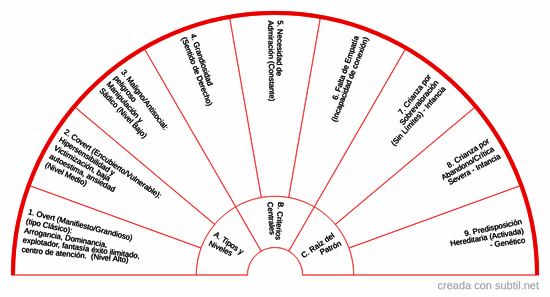TPN 1: Diagnóstico de patrones y tipos de narcisismo