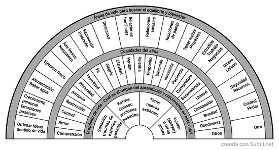 Propósito y áreas de vida