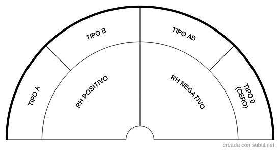 Tipo de sangre y factor