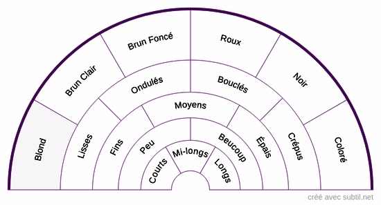 Caractéristiques physiques 3 - Cheveux 