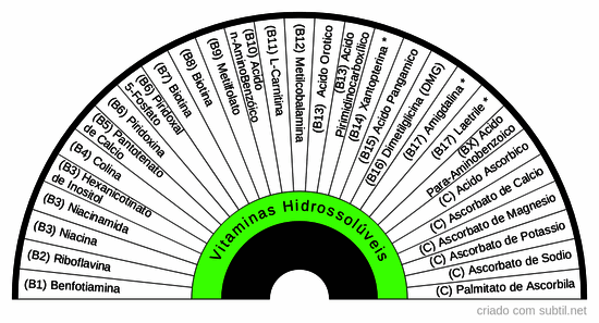 Suplementos - Vitaminas Hidrossoluveis