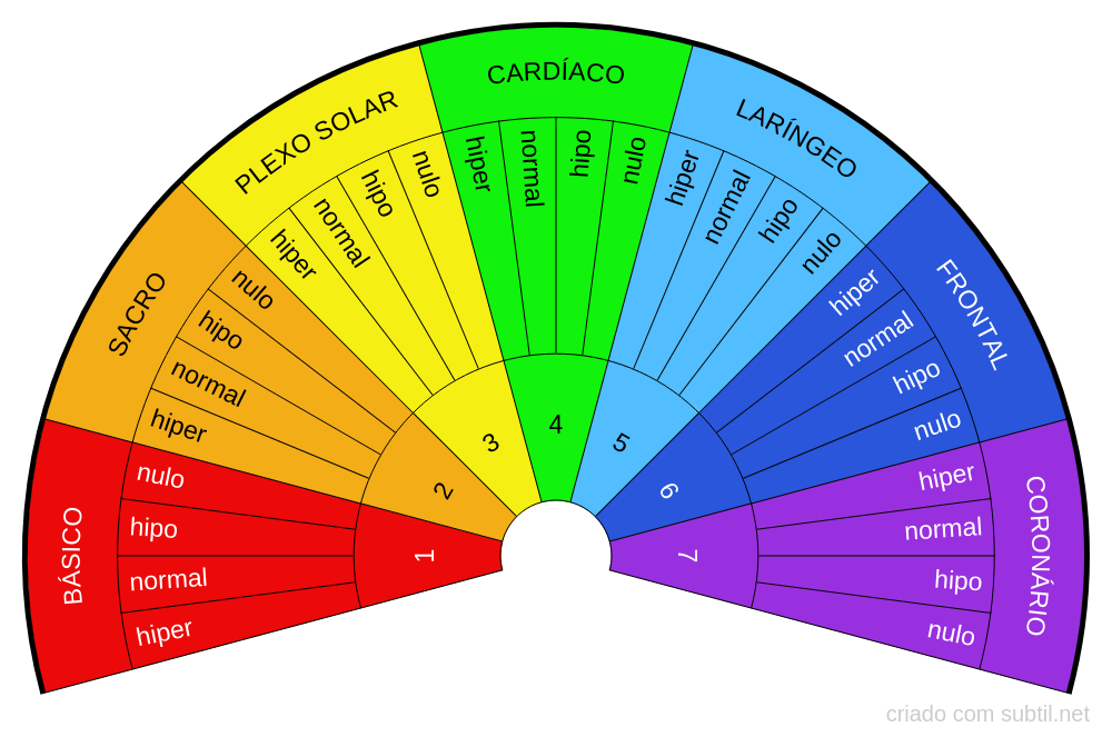 Análise dos Sete Chakras