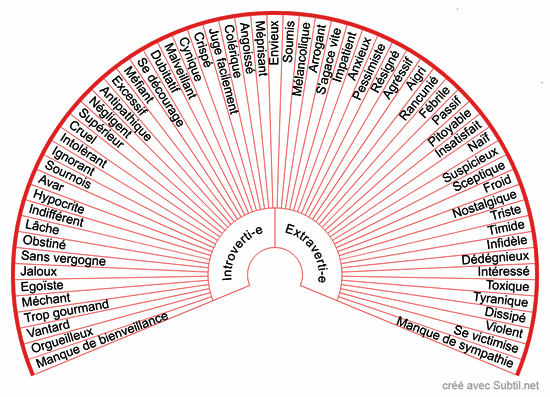 Défauts d'une personne 1