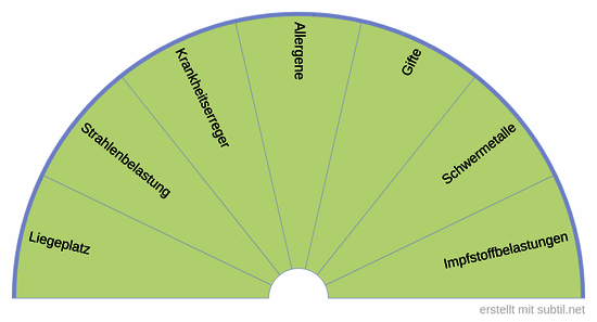 Organetik symptome: exogene belastungen
