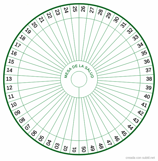 Pares biomagneticos para mesa de salud 01