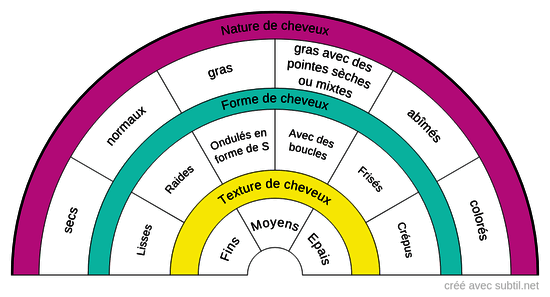 Types de cheveux