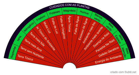 Cuidados com as plantas