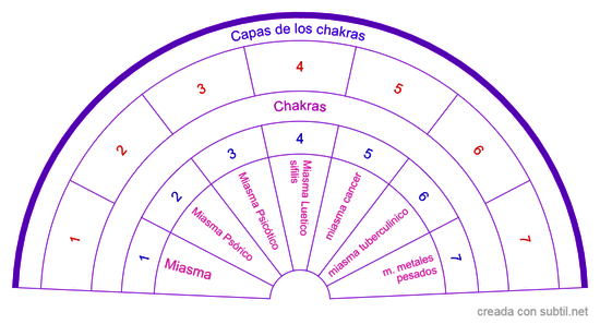 Miasmas en los chakras