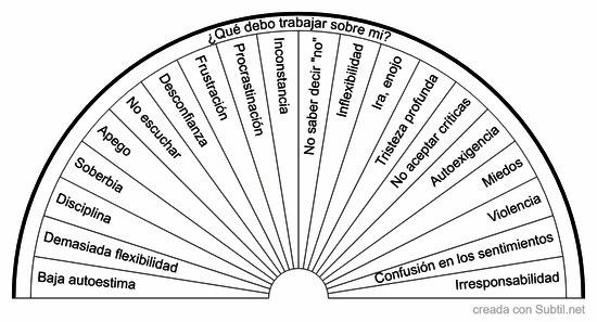 En qué debo trabajar sobre mi?