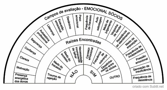 Campo emocional dos sócios - empresarial