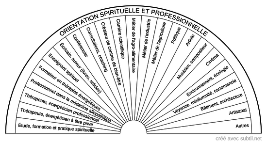 Orientation spirituelle et professionnelle