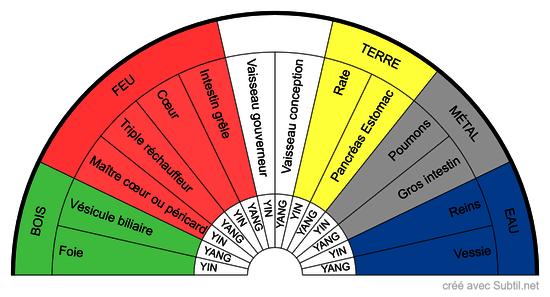 La theorie des 5 éléments de la médecine chinoise