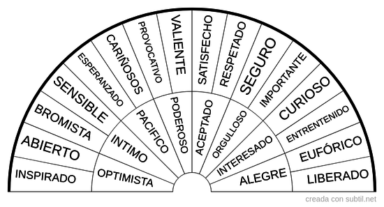 Sentimientos felicidad