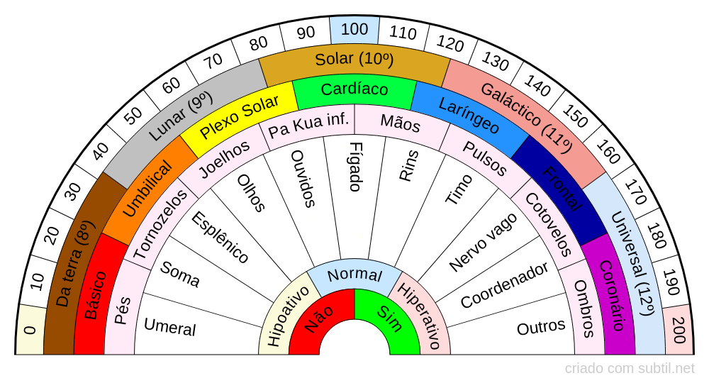 Os 30 principais Chakras