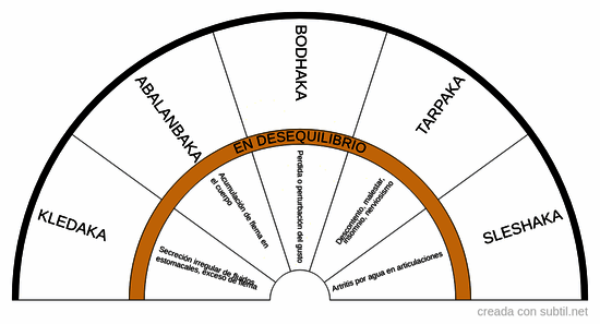 Subdosha Kapha - Ayurveda