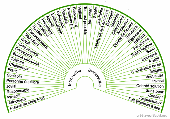 Qualités d'une personne 2