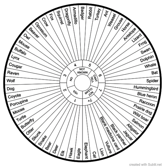 Animal Medicine Wheel 