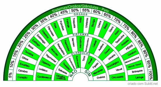 Sistemas/Órgãos/glândulas - pets