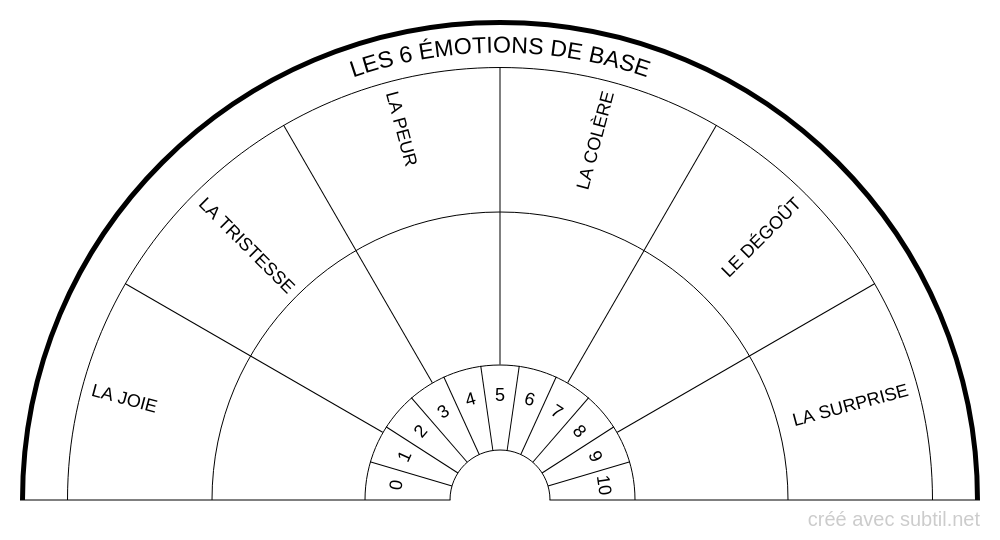 Les 6 émotions de base - EFT