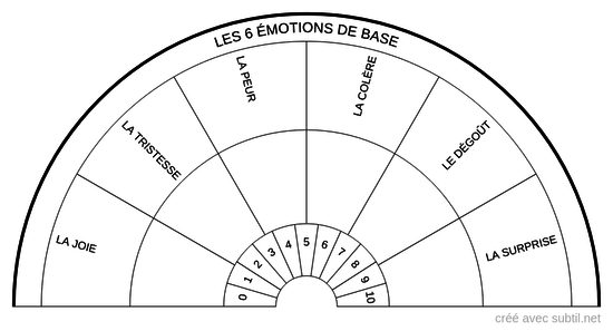 Les 6 émotions de base - EFT