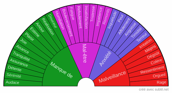 Émotions et manques