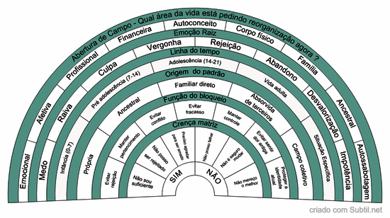 Identificação bloqueios emocionais