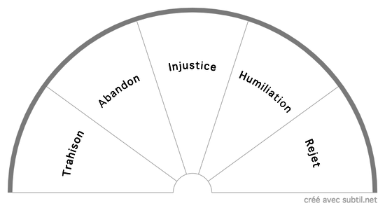 EMOTIONNEL - Les 5 blessures de l'âme