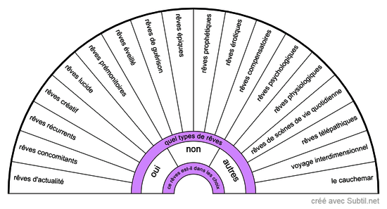 types de rêves