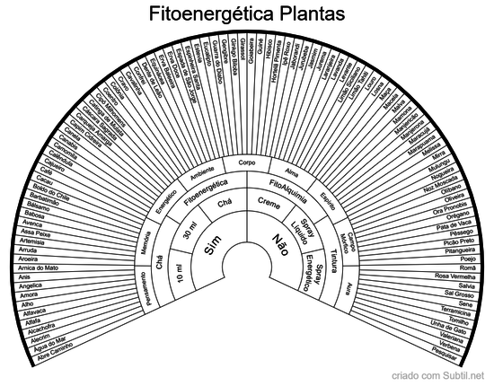 Fitoenergética plantas